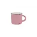 Tinware Set of 4 Espresso Mugs Pink