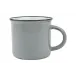 Tinware Set of 4 Mugs Light Grey