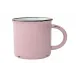 Tinware Set of 4 Mugs Pink