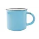 Tinware Set of 4 Mugs Teal