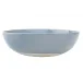Shell Bisque Blue Round Serving Bowl