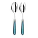 Diana Teal Salad Serving Set