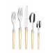 Quio Horn/Pearl Flatware