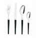 Quio Pearly Black 5-Pc Place Setting