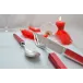 Quio Red 5-Pc Place Setting