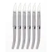 Le Thiers Shiny Handle Box Of 6 Steak Knives