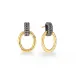 Cleopatra Regal Gold/Midnight Link Earrings