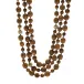 Earth Goddess Beads Teak Necklace 34''