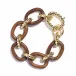 Earth Goddess Teak Link Bracelet 7"+1.5"