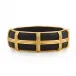 Gaia Ebony Hinged Bangle S/M
