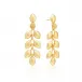 Golden Laurel Gold Dangle Earrings
