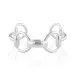 Equestrian Silver Snaffle Bit Cuff