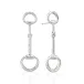 Equestrian Silver Snaffle Bit Earrings