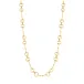 Equestrian Gold Snaffle Bit Chain Necklace 34"