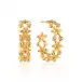 Jasmine Pearl Hoop Earrings