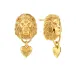 Lionheart Gold Post Earrings