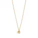 Love Heart Gold Charm Necklace 16"+2"