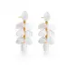 Mermaid Garden Vine Mother of Pearl Drop Earrings