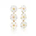 Mermaid Garden Mother of Pearl Linear Earrings Petite