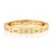 Maharani Clear Cubic Zirconia Hinged Bangle
