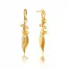 Meadow Lily of the Valley Gold Convertible Earrings