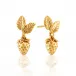 Meadow Berry Gold Drop Earrings