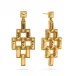 Pathway Gold Post Drop Earrings