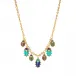 Scarab Multi Family Necklace 16"+2"