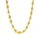 Scarab Gold Linear Link Necklace Petite 18"+1"