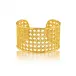 Veranda Caning Gold Cuff