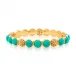 Berry Gem Turquoise Hinged Bangle