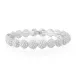 Berry Silver Eternity Hinged Bangle
