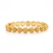 Berry Gold Eternity Hinged Bangle S/M