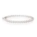 Berry Silver Eternity Hinged Bangle Petite S/M