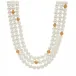 Berry & Bead Pearl Triple Strand Necklace 18"+2''