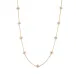 Berry Clover Mother of Pearl Double Sided Necklace 28"