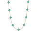 Berry Clover Turquoise Double Sided Necklace 16"+2"