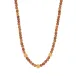 Berry Teak Single Strand Beads Necklace Petite 16"+2"