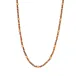 Berry Teak Single Strand Beads Necklace Petite 24"