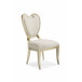 Fontainebleau Center Side Chair Champagne Mist