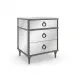 Fontainebleau Nightstand Sea Smoke Leaf