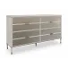 Valentina Dresser Dresser Matte Pearl, Golden Shimmer, Bronze Gold