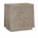 Crossed Purposes Nightstand Ash Driftwood, Sundance Gold