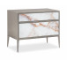 A Real Gem Nightstand Brushed Nickel