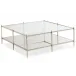 Perfectly Square Cocktail Table Neutral Metallic