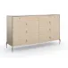 Dress To Impress Dresser Soft Silver Paint, Vanilla Cream