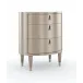 Bedside Beauty Nightstand Soft Silver Paint