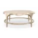 Down And Under Cocktail Table Natural Glow, Champagne Pearl