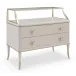 All Dolled Up Nightstand Dreamy Burl, Stardust, Platinum, Whisper Of Gold