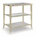 Third Times A Charm End/Side Table Whisper Of Gold, Soft Silver Leaf